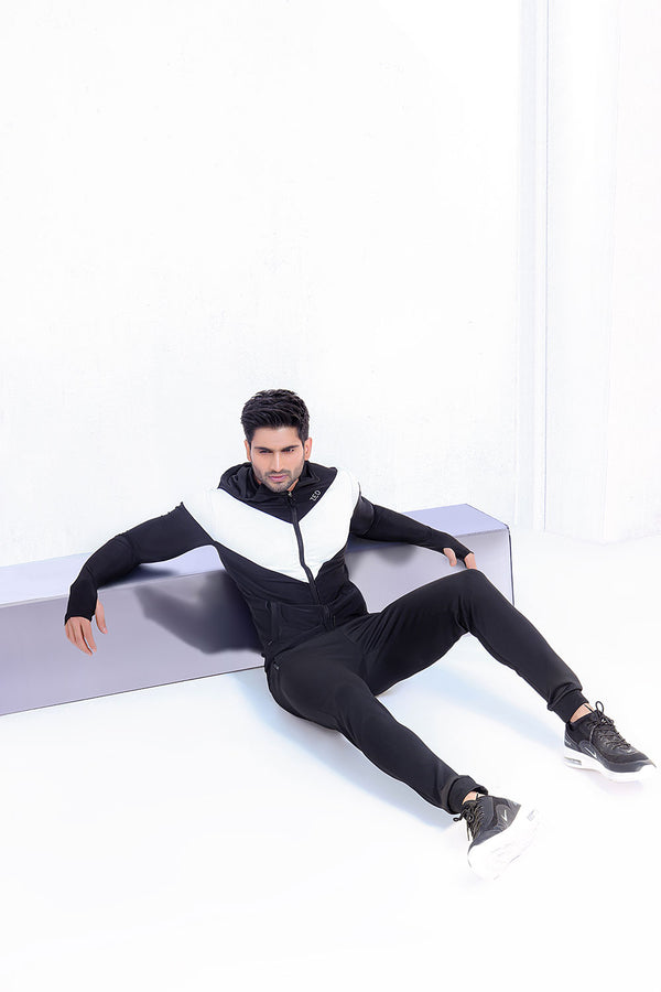 ZED Muscle Fit Training Hoodie With Contrast Panel