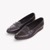 Super Low Top Black Penny Loafer