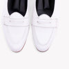 Super Low Top White Penny Loafer