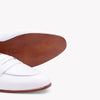 Super Low Top White Penny Loafer