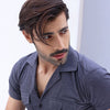 Charcoal Cuban Double Pocket Jersey Shirt