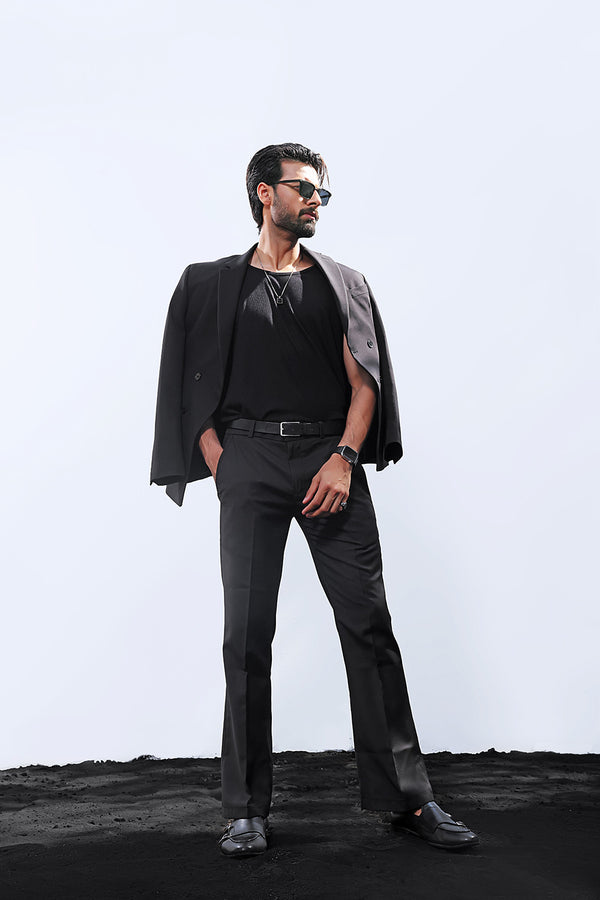 Black Flared Pants