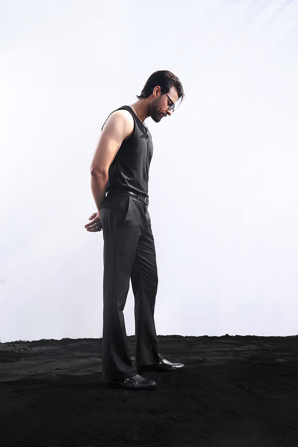 Black Flared Pants