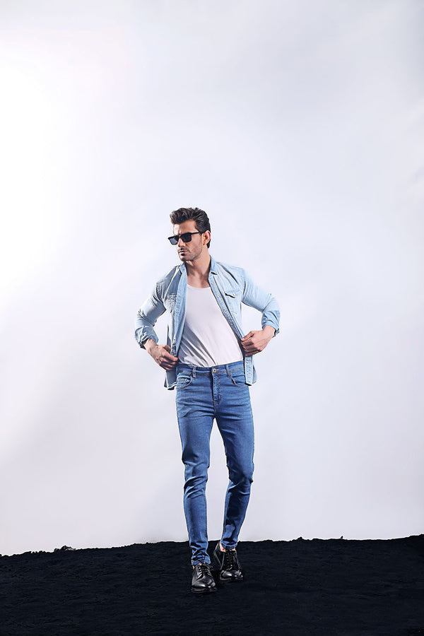 Light Blue Denim Shirt