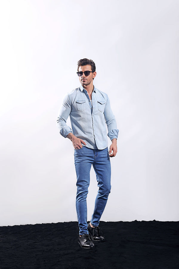 Light Blue Denim Shirt