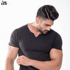 Black Notch Neck With Lycra