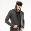 Charcoal Long Line Hoodie