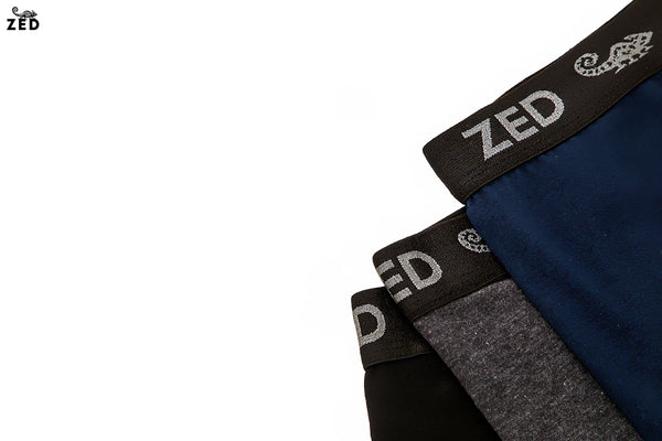 3 Pairs Of ZED Boxer Shorts