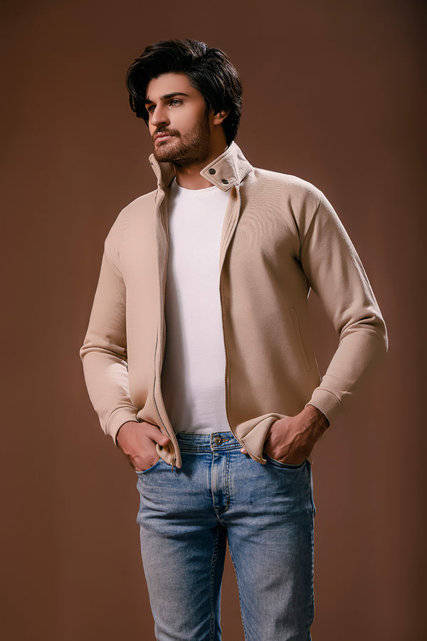 Stone Harrington Jacket With Funnel Neck