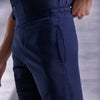 Navy Blue Short Length Cotton Shorts