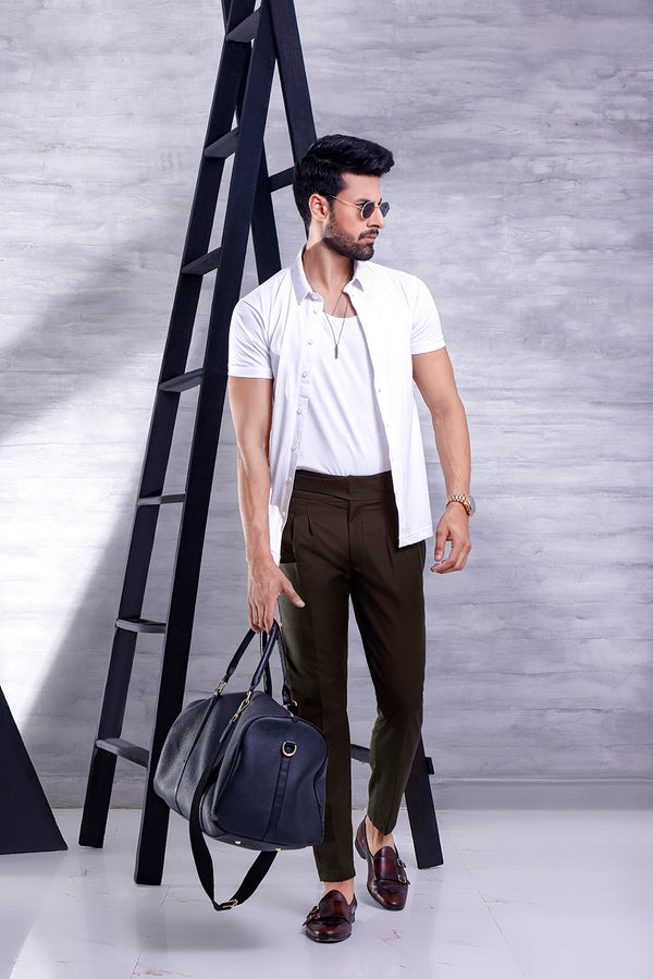 Brown Onyx Gurkha Trouser