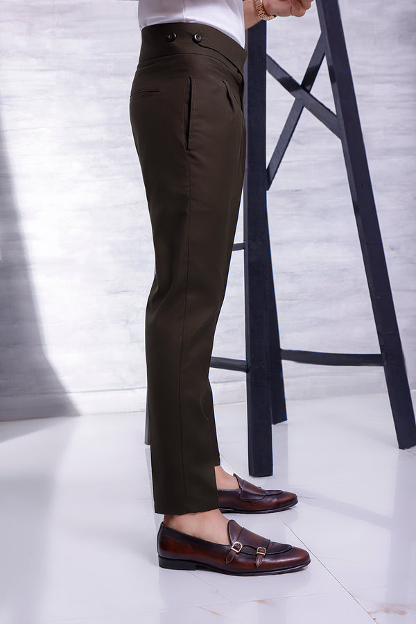 Brown Onyx Gurkha Trouser