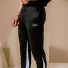 Black Gusset Contrast Panel Jogger