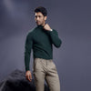 Forest Green Full Sleeves Turtle Neck