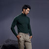 Forest Green Full Sleeves Turtle Neck