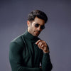 Forest Green Full Sleeves Turtle Neck