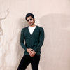Forest Green Basic Cardigan