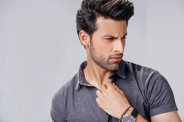Charcoal Half Sleeves Jersey Shirt