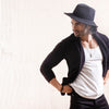 Black Blazer Style Cardigan