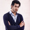 Navy Blue Basic Cardigan