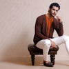 Chocolate Brown Basic Cardigan