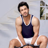 Navy Ringer Vest