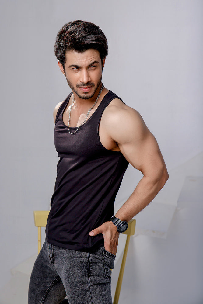 Black Organic Vest