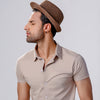Stone Half Sleeves Jersey Shirt