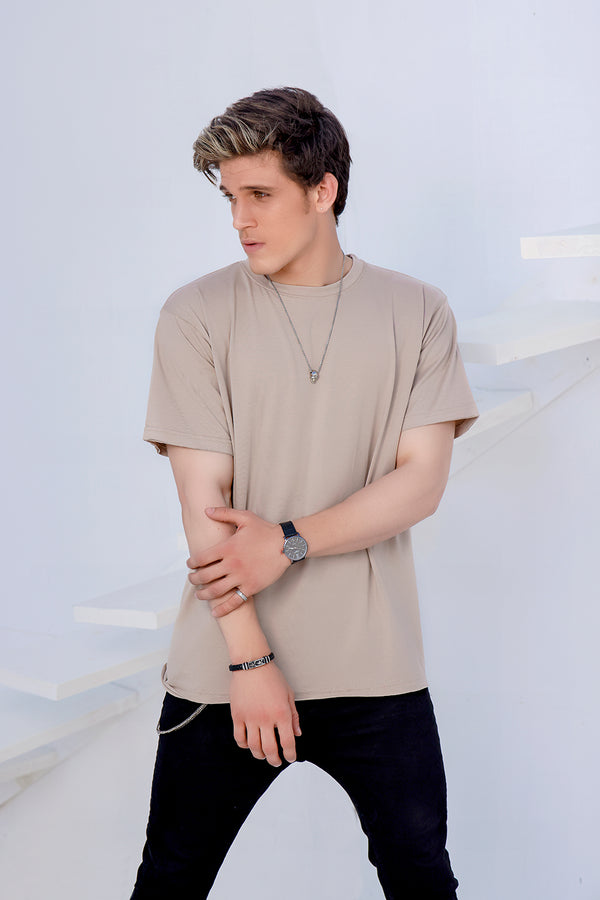 Stone Over Sized Crew Neck