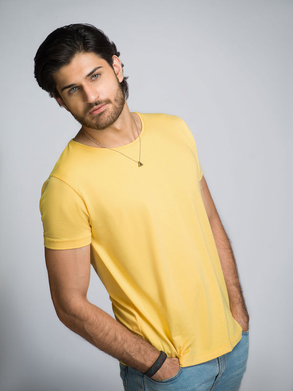 Yellow Crew Neck