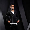 Black Fleece Biker Jacket