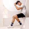 Black Sweat Shorts With Cargo Pockets