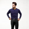 Navy Blue Full Sleeves Henley