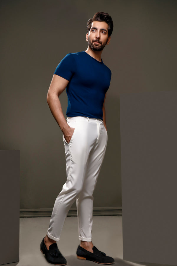 White Tailored Pants