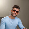 Light Blue Full Sleeves Crew Neck
