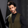 Dark Green Jersey Utility Gilet