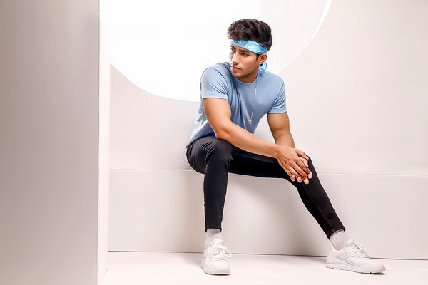 Light Blue Crew Neck
