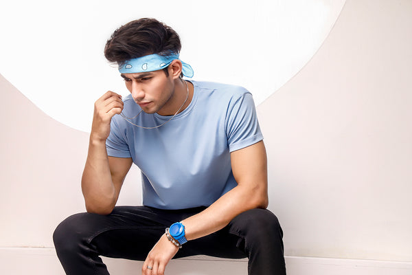 Light Blue Crew Neck
