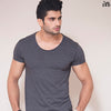 Charcoal Scoop Neck