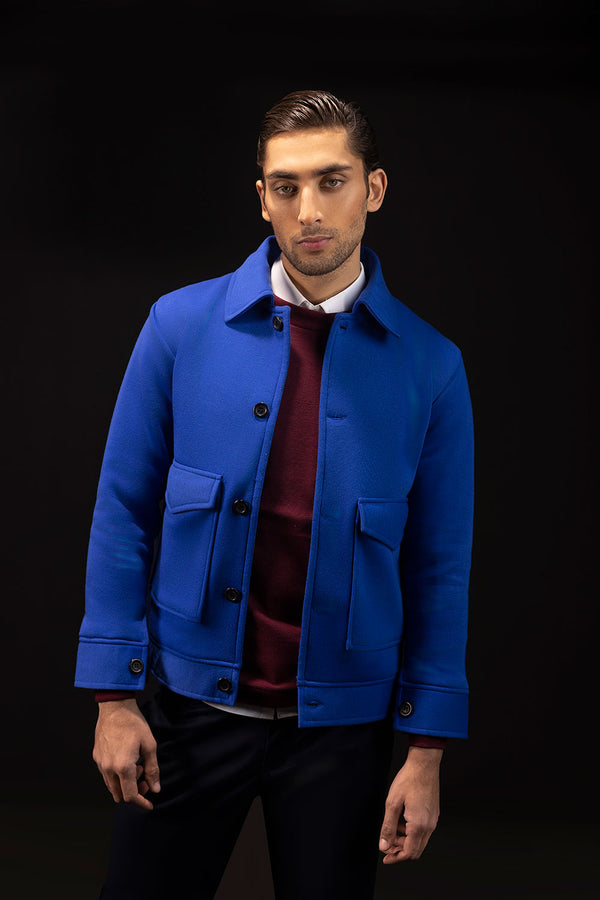Royal Blue Down Workwear Jacket