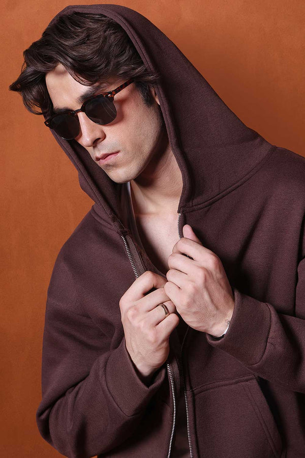 Brown Essential Hoodie
