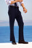 Dark Navy Riviera Flared Trousers