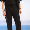 Premium Viscose Linen Black Trousers
