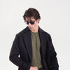 Black Wool Pea Coat
