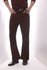 Brown Soft Cotton Bootcut Trousers