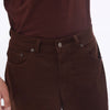 Brown Soft Cotton Bootcut Trousers