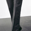 Charcoal Flared Pants With Seam Detail