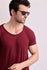 Maroon Scoop Neck