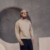 Stone Boxy Fit Sweatshirt