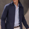 Navy Blue Technical Trench Coat